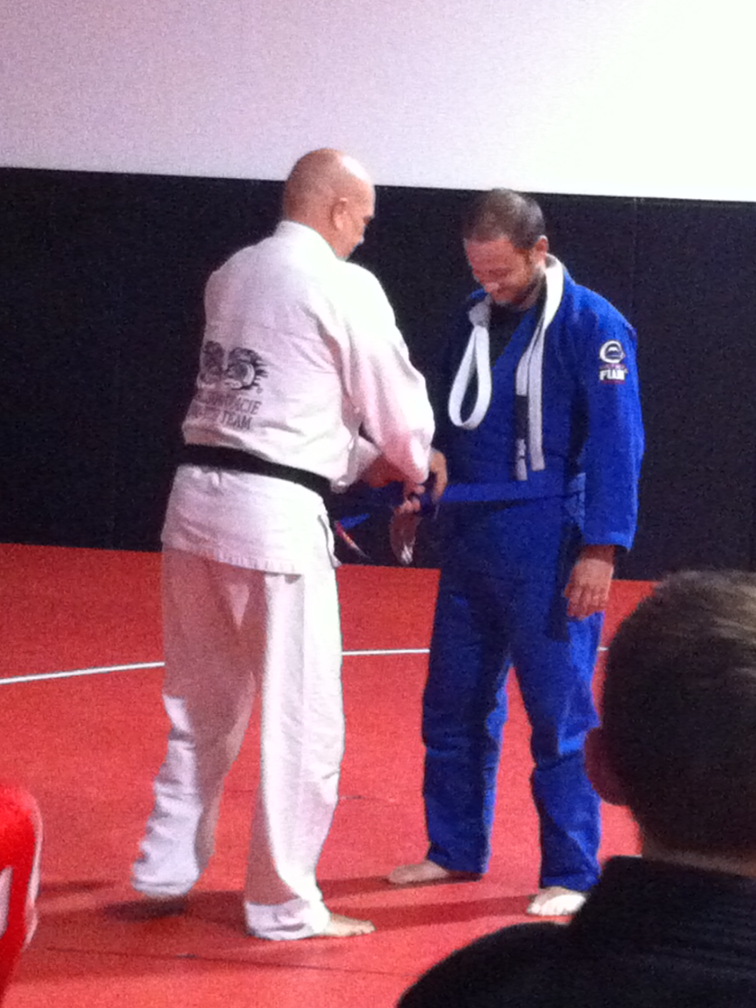 Morris earns belt in Brazilian jiujitsu